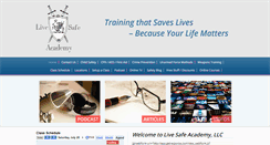 Desktop Screenshot of livesafeacademy.com
