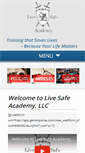 Mobile Screenshot of livesafeacademy.com